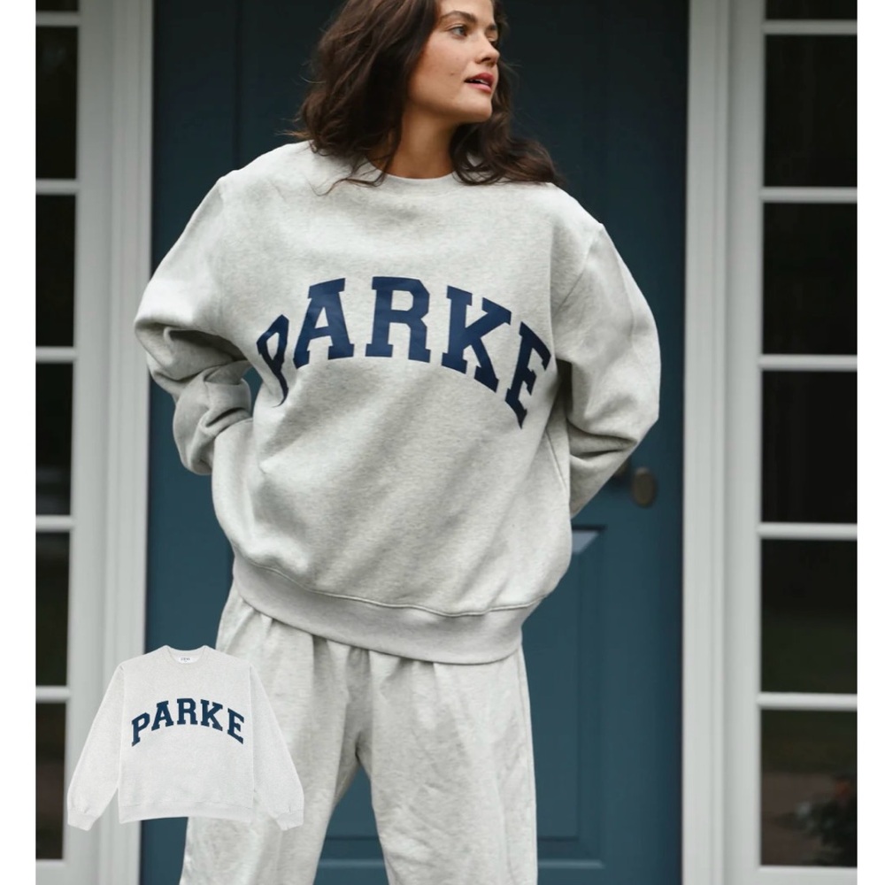 PARKE VARSITY CREWNECK SWEATSHIRT